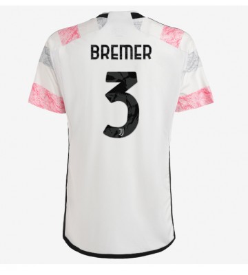 Juventus Gleison Bremer #3 Replica Away Stadium Shirt 2023-24 Short Sleeve